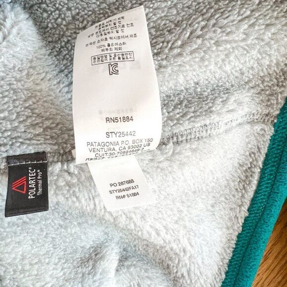 Patagonia Women's Re-Tool Snap- T Pullover Fleece, Size Medium - Picture 6 of 6